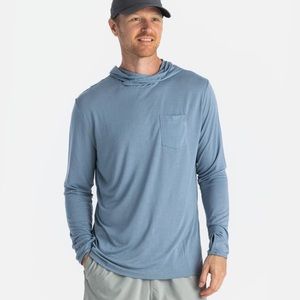 Free Fly Mens Bamboo Lightweight Hoodie Large